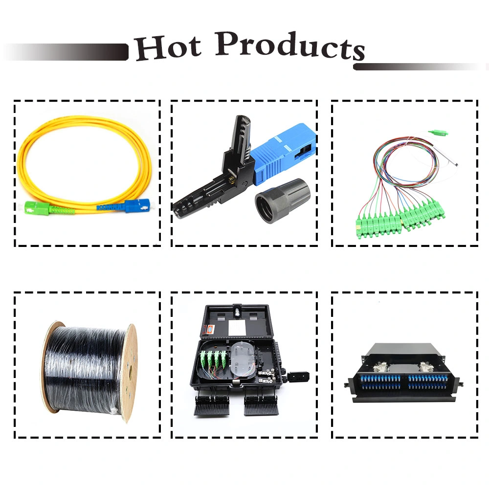 Sc APC Couplers Steel Tube 2 Optical Fiber Spliter Coupler for Gpon FTTX 1X64 PLC Splitter