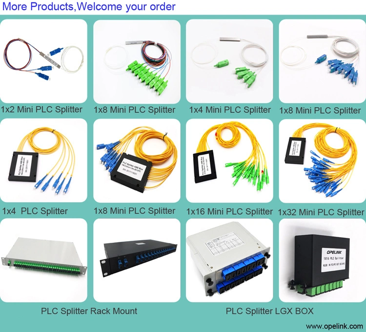 1X2 Fiber Optic Fbt Coupler with Sc/APC, 1490nm